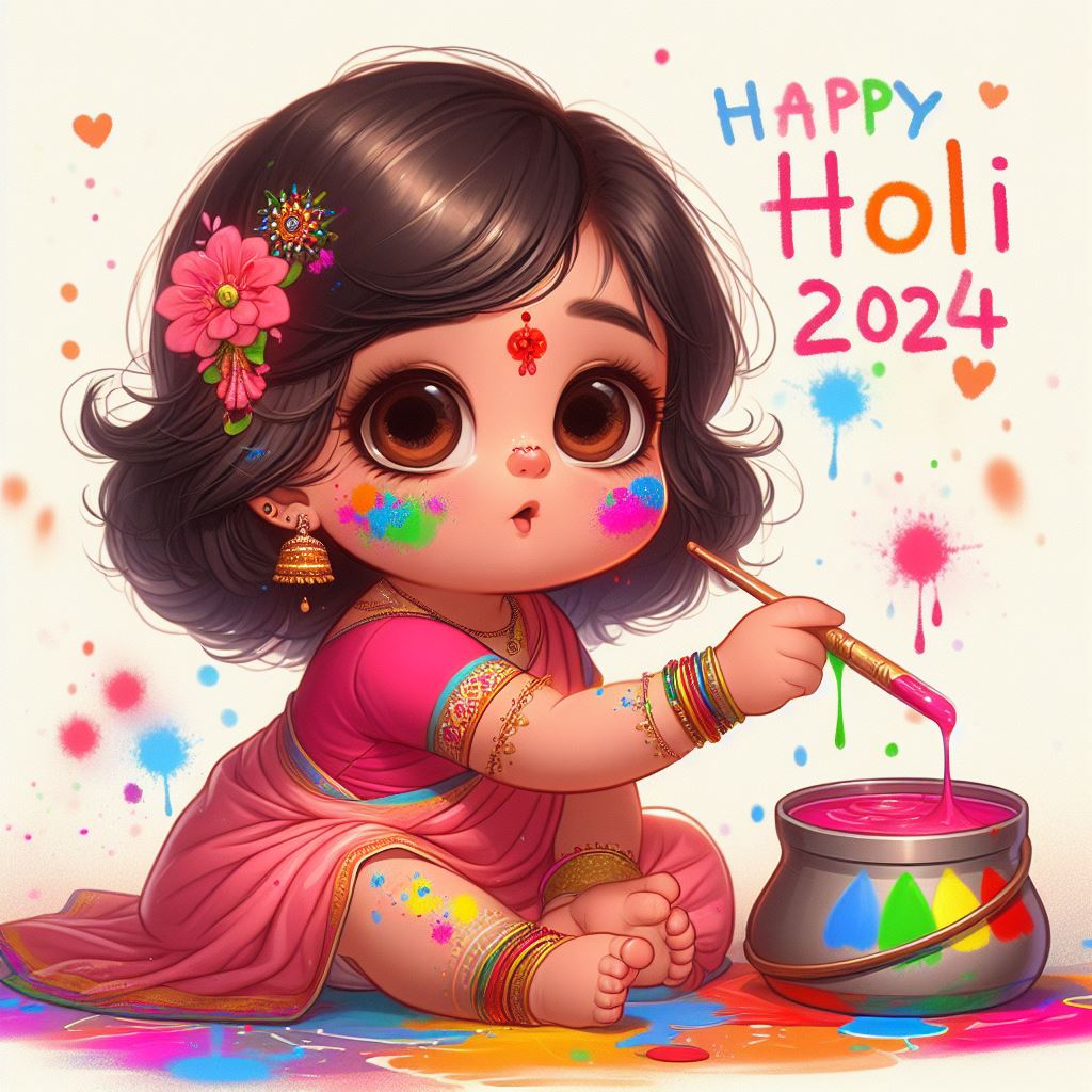 Happy Holi Wish Status Image