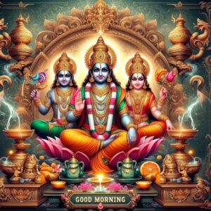 good morning images with hindu gods