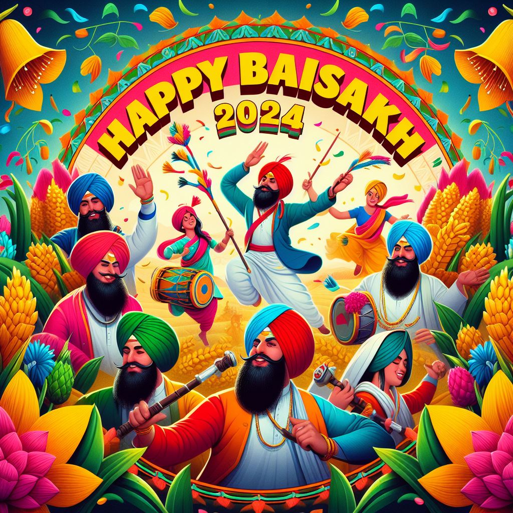 Happy Baisakhi wishes Images | Download Baisakhi Status pics | 13 april 2024