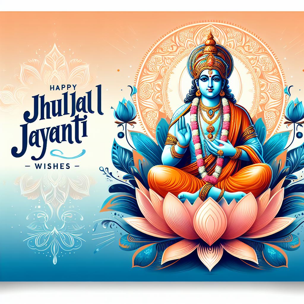 Jhulelal Jayanti Wishes | Download HD Status Image | 9 april 2024