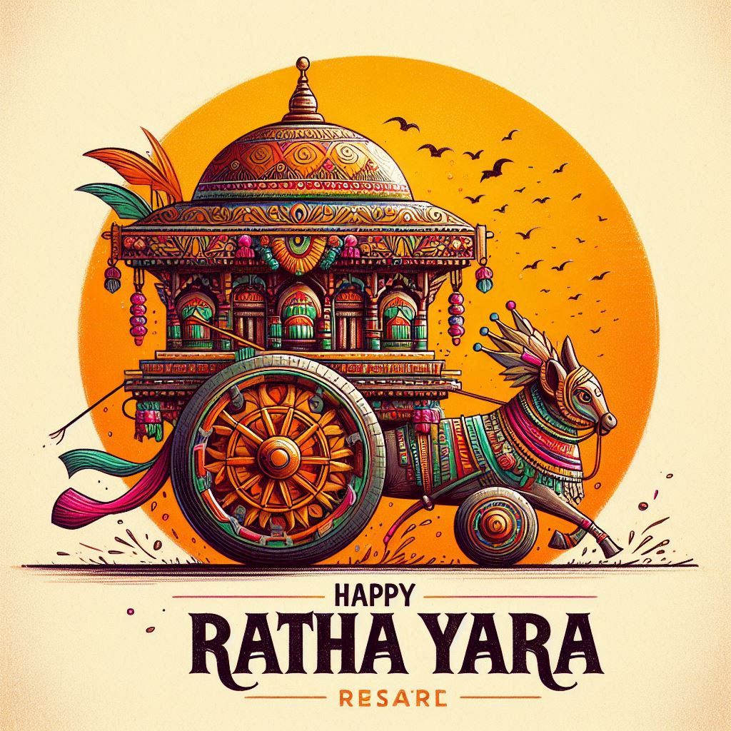 Jagannath Rath Yatra Wishes Image | Jagannath Rath Yatra PNG Image | Download Jagannath Yatra Whatsapp Image | 7 July 2024